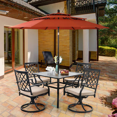 Small patio furniture sets best sale with umbrella